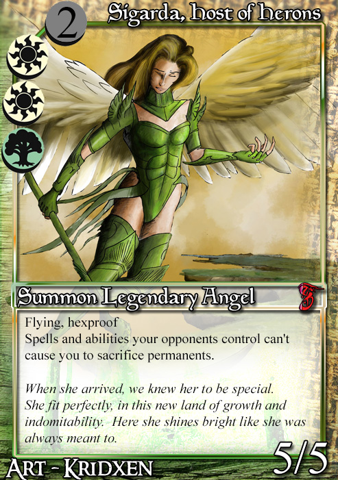 Featured card: Sigarda, Host of Herons