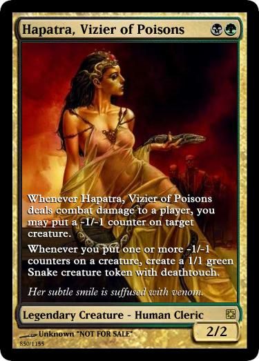 Featured card: Hapatra, Vizier of Poisons