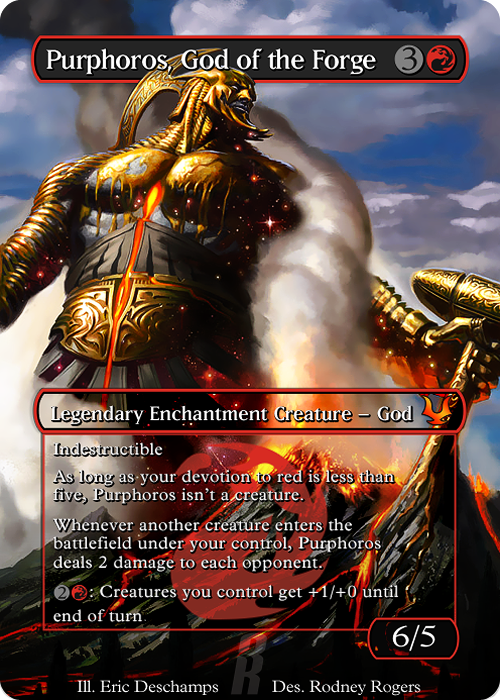 Featured card: Purphoros, God of the Forge