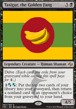 Featured card: Tasigur, the Golden Fang