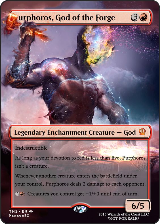Featured card: Purphoros, God of the Forge
