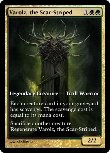 Featured card: Varolz, the Scar-Striped