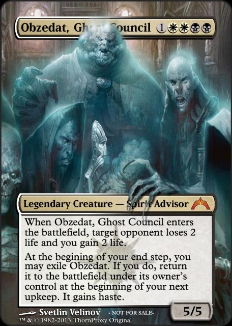 Commander: Obzedat, Ghost Council