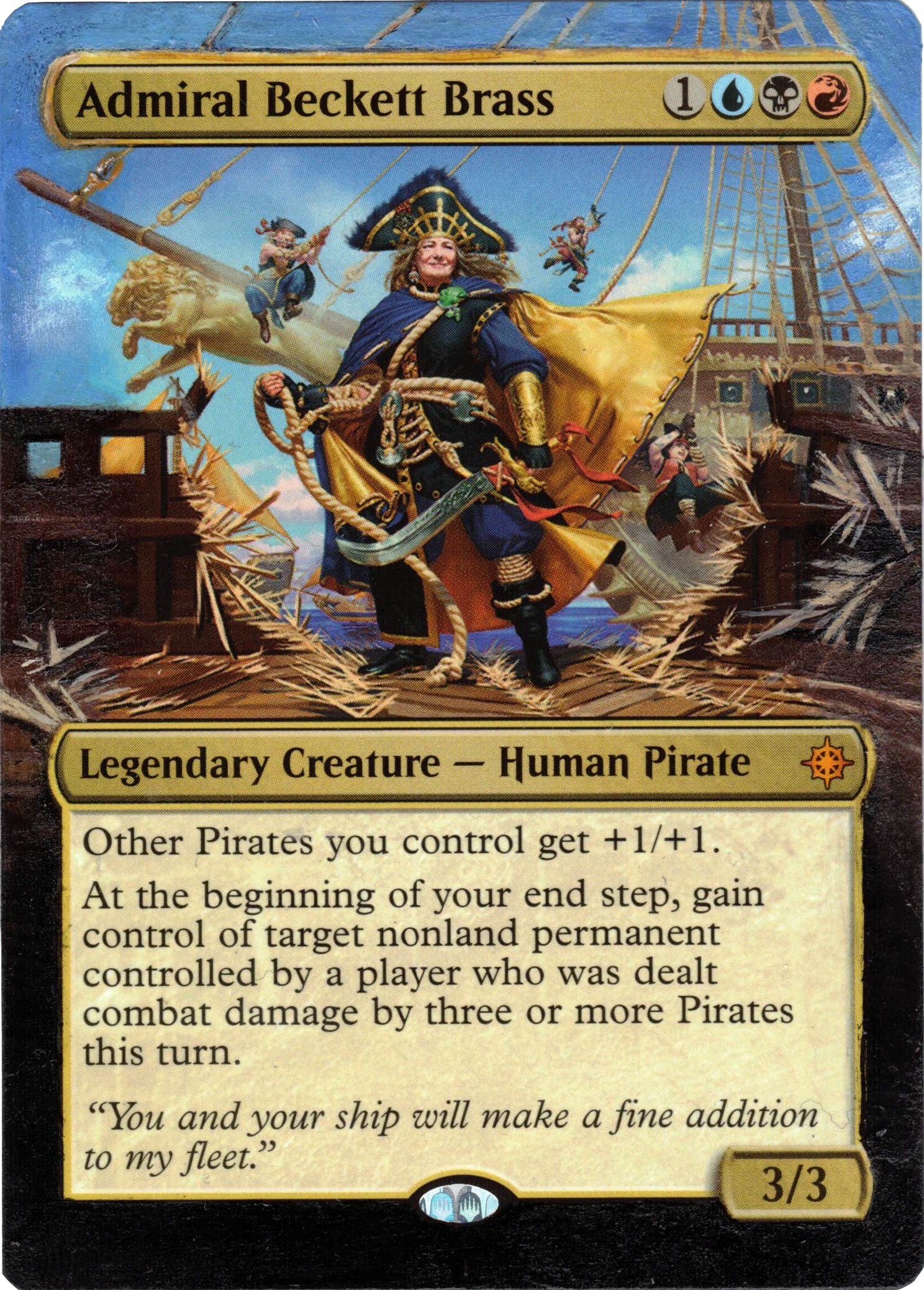 Commander: Admiral Beckett Brass