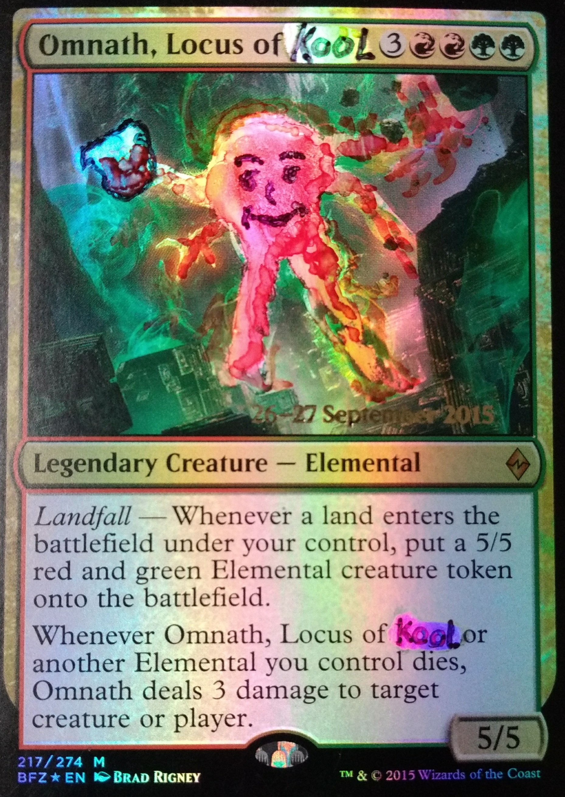 Commander: Omnath, Locus of Rage