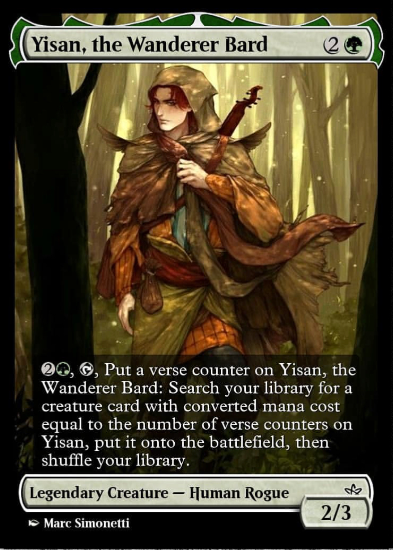 Commander: Yisan, the Wanderer Bard