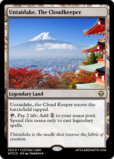 Untaidake, the Cloud Keeper feature for Mt. Fuji