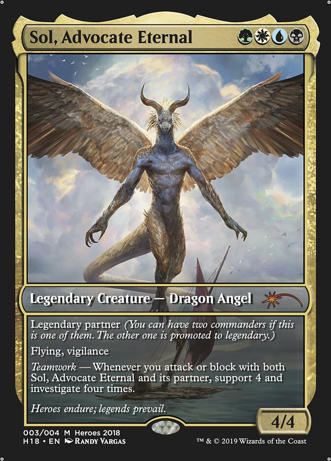 Featured card: Sol, Advocate Eternal