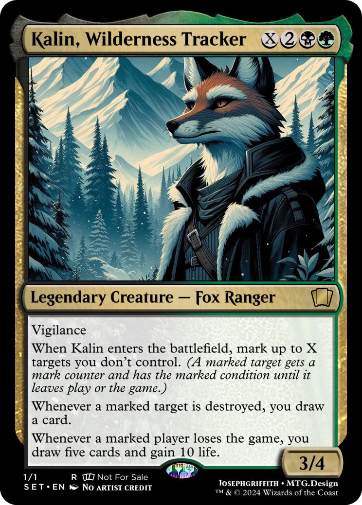 Kalin, Wilderness Tracker