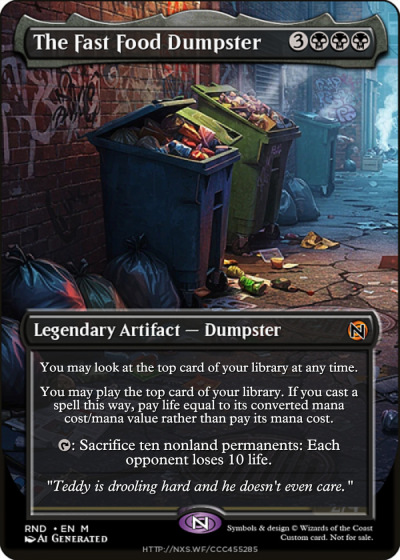 The Fast Food Dumpster