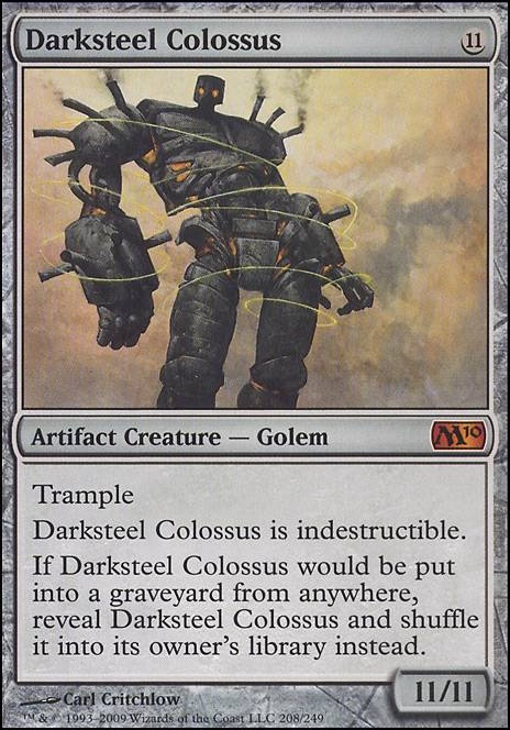 Darksteel Colossus feature for Swords of Darksteel