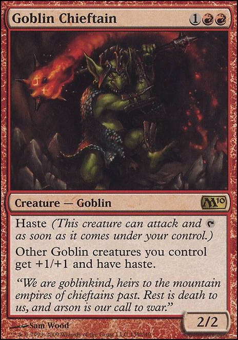 Featured card: Goblin Chieftain