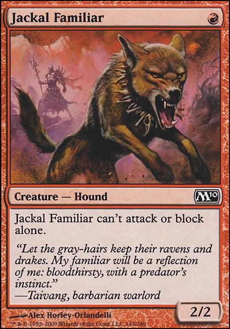 Featured card: Jackal Familiar