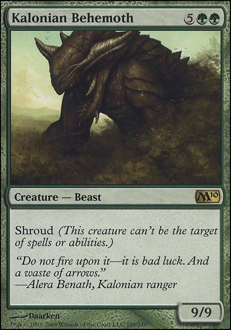 Featured card: Kalonian Behemoth
