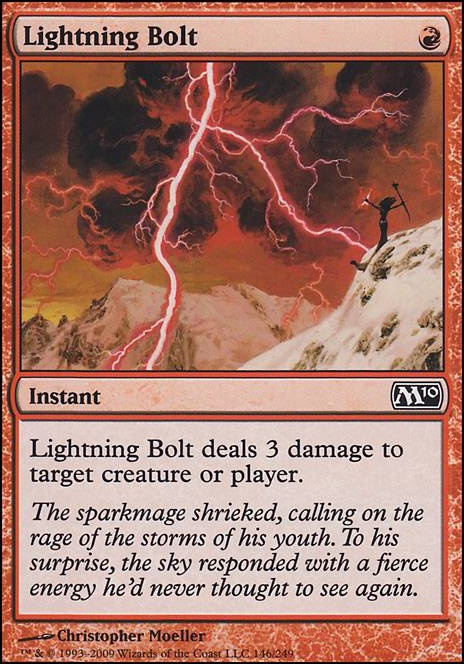 Lightning Bolt feature for Izzet Blitz