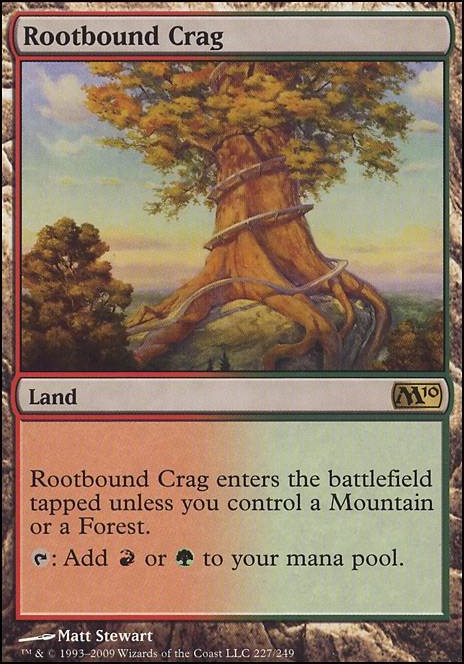 Featured card: Rootbound Crag