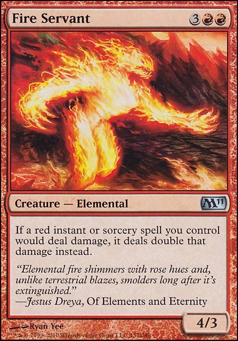 Featured card: Fire Servant