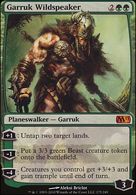 Commander: Garruk Wildspeaker