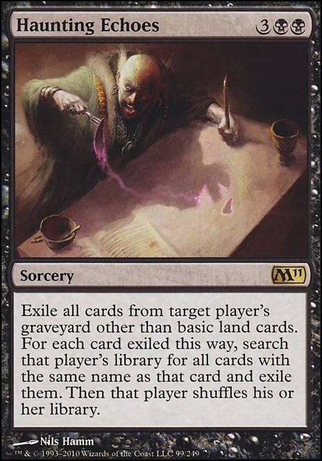 Haunting Echoes feature for Exiling your Deck