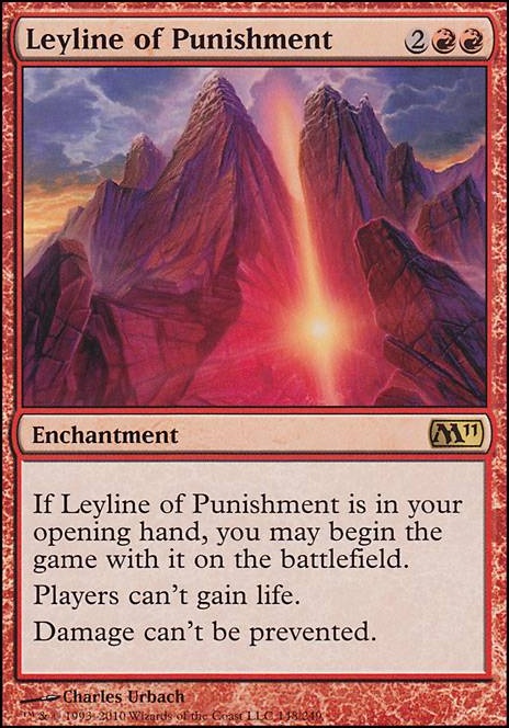 Leyline of Punishment feature for Adamaro, World's Annihilator