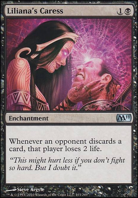 Liliana's Caress feature for Nekusar: Draw, Discard, Die