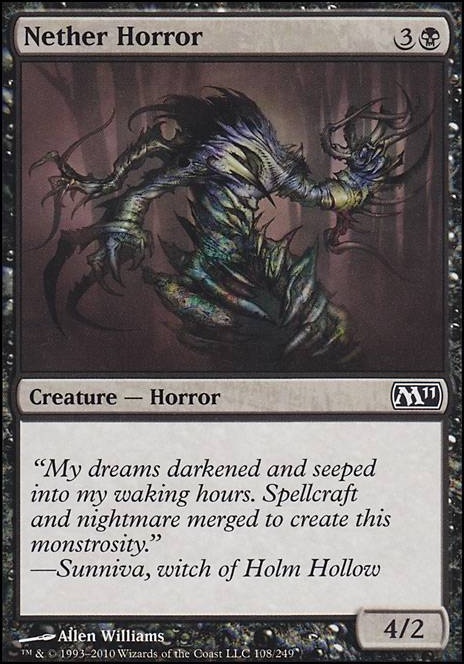 Featured card: Nether Horror