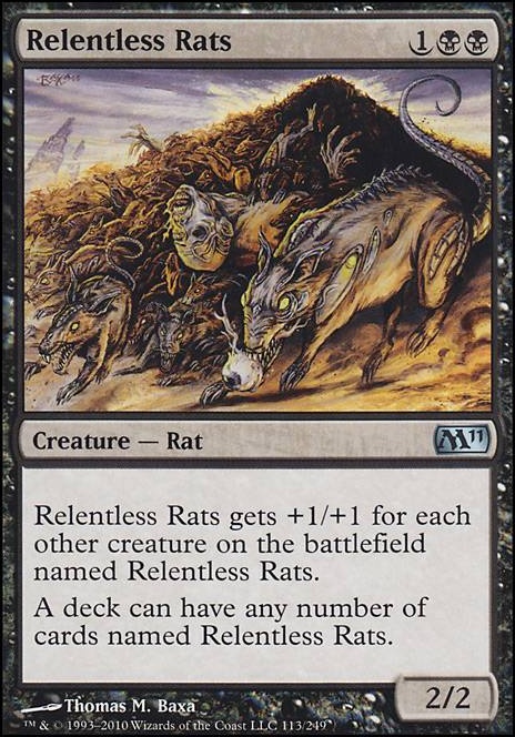 Relentless Rats feature for Ridiculous rats with sliver mana ramping