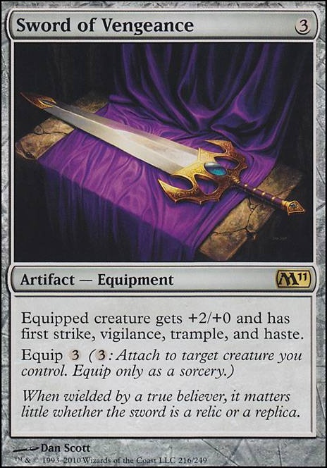 Featured card: Sword of Vengeance