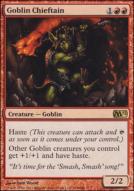 Goblin Chieftain feature for Goblin's red speed
