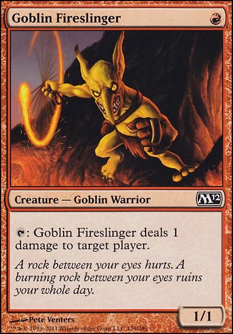Featured card: Goblin Fireslinger