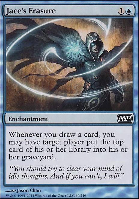 Jace's Erasure feature for The Will to Mill (Pauper EDH)