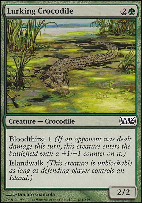 Featured card: Lurking Crocodile