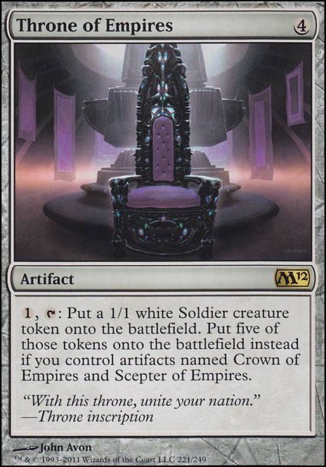 Throne of Empires feature for The King of Pain (Darien EDH)