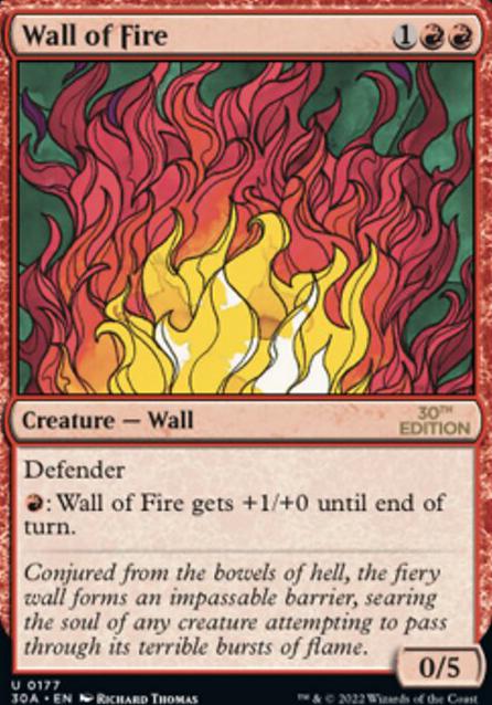 Featured card: Wall of Fire