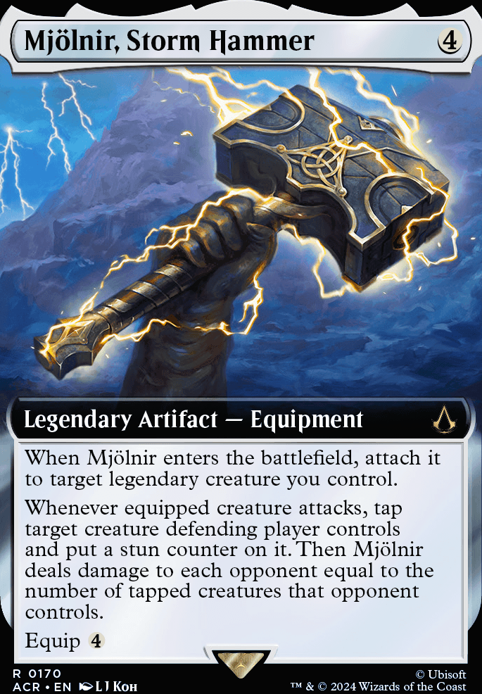 Mjolnir, Storm Hammer feature for The Old Gods