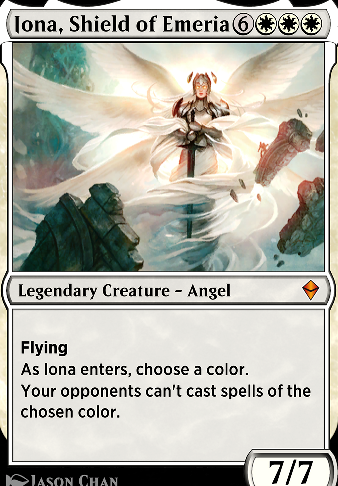 Featured card: Iona, Shield of Emeria