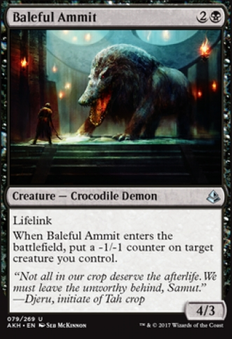 Featured card: Baleful Ammit