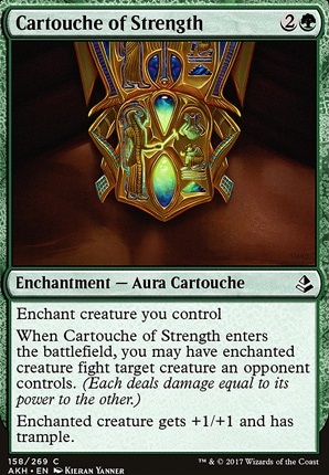Cartouche of Strength feature for WG Auras Budget