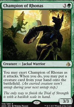 Featured card: Champion of Rhonas