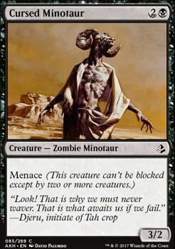 Featured card: Cursed Minotaur