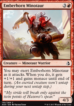 Featured card: Emberhorn Minotaur