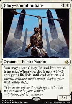 Glory-Bound Initiate feature for Boros Human rebound