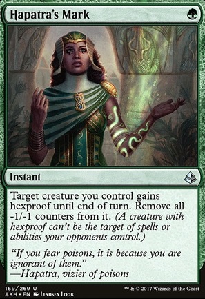 Hapatra's Mark feature for Hapatra, Vizier of Brawling (Under $20 Budget)