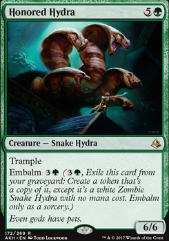 Honored Hydra feature for Jund Discard