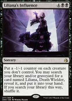 Featured card: Liliana's Influence