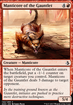 Featured card: Manticore of the Gauntlet