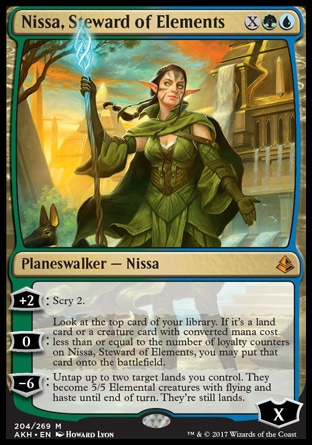 Commander: Nissa, Steward of Elements