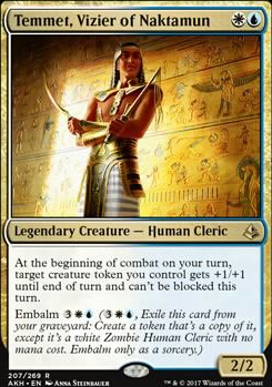 Featured card: Temmet, Vizier of Naktamun