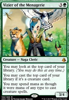 Vizier of the Menagerie feature for Crazy Cat Menagerie [Primer, Rotated]
