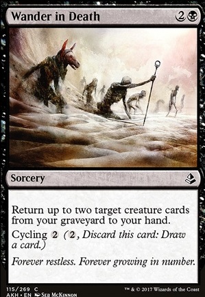 Featured card: Wander in Death